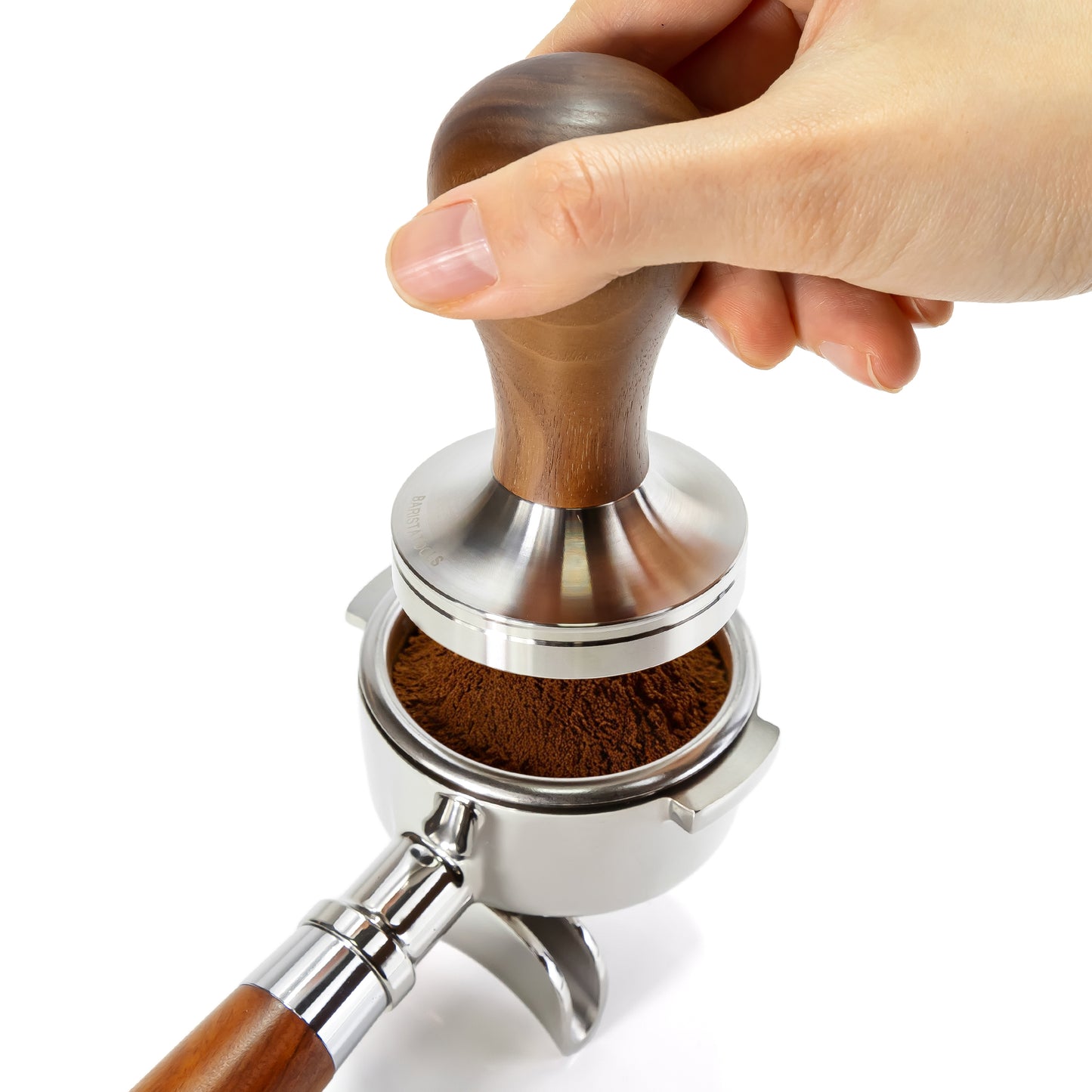 Basis tamper - RVS 58mm