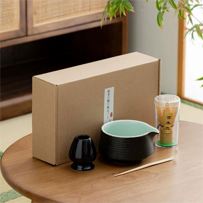 Matcha Set - Zwart- 4-delig - Keramiek