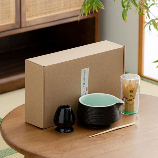 Matcha Set - Zwart- 4-delig - Keramiek