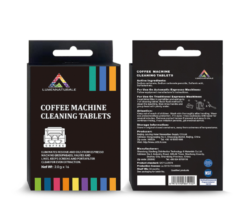 Premium reinigingstabletten voor espressomachines